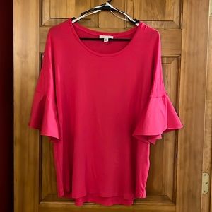 Calvin Klein Flitter Sleeve Top